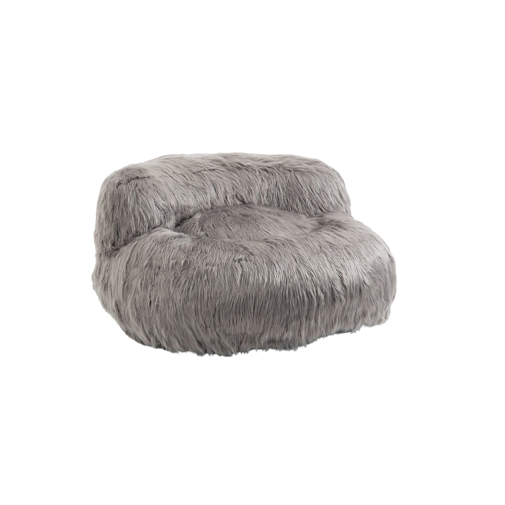 Coolmore Bean Bag Chair, Floor Sofa With Handle,Accent Sofa Chair With Ottoman For Gaming Reading Relaxing Gray Gray Plush