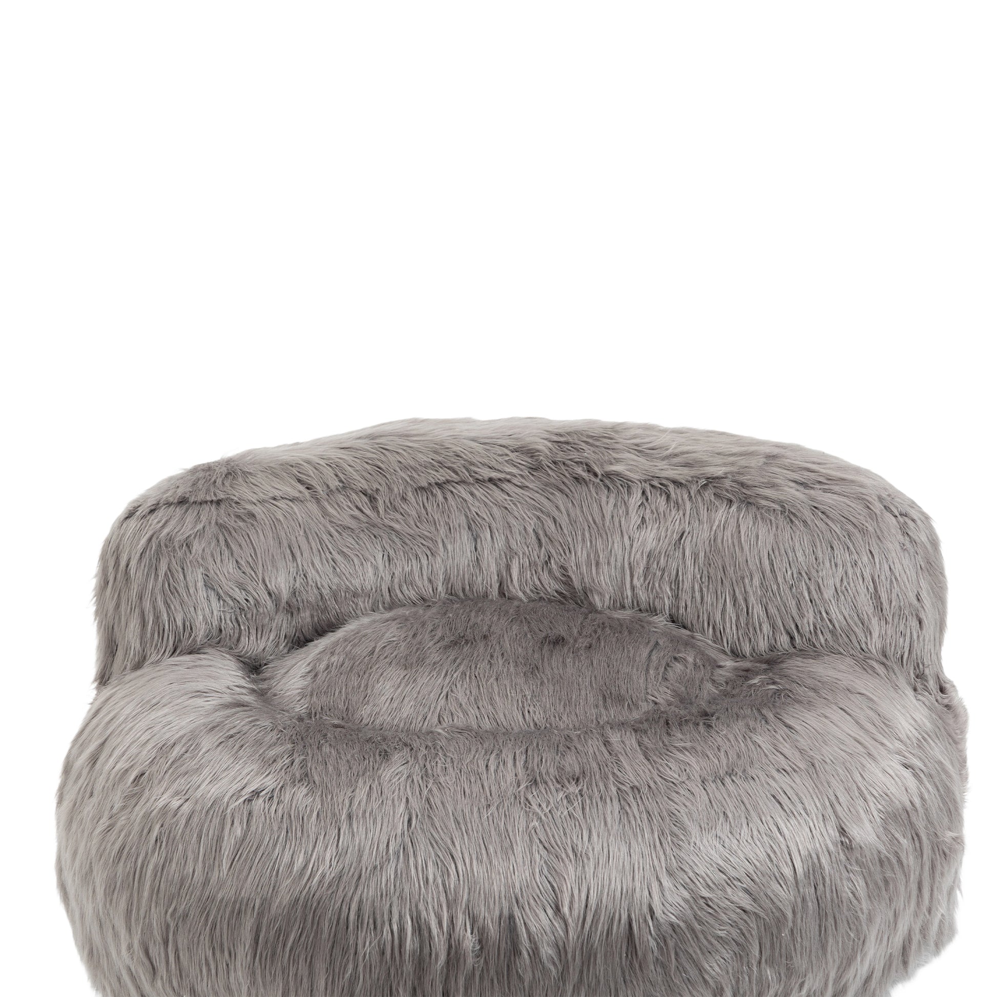 Coolmore Bean Bag Chair, Floor Sofa With Handle,Accent Sofa Chair With Ottoman For Gaming Reading Relaxing Gray Gray Plush