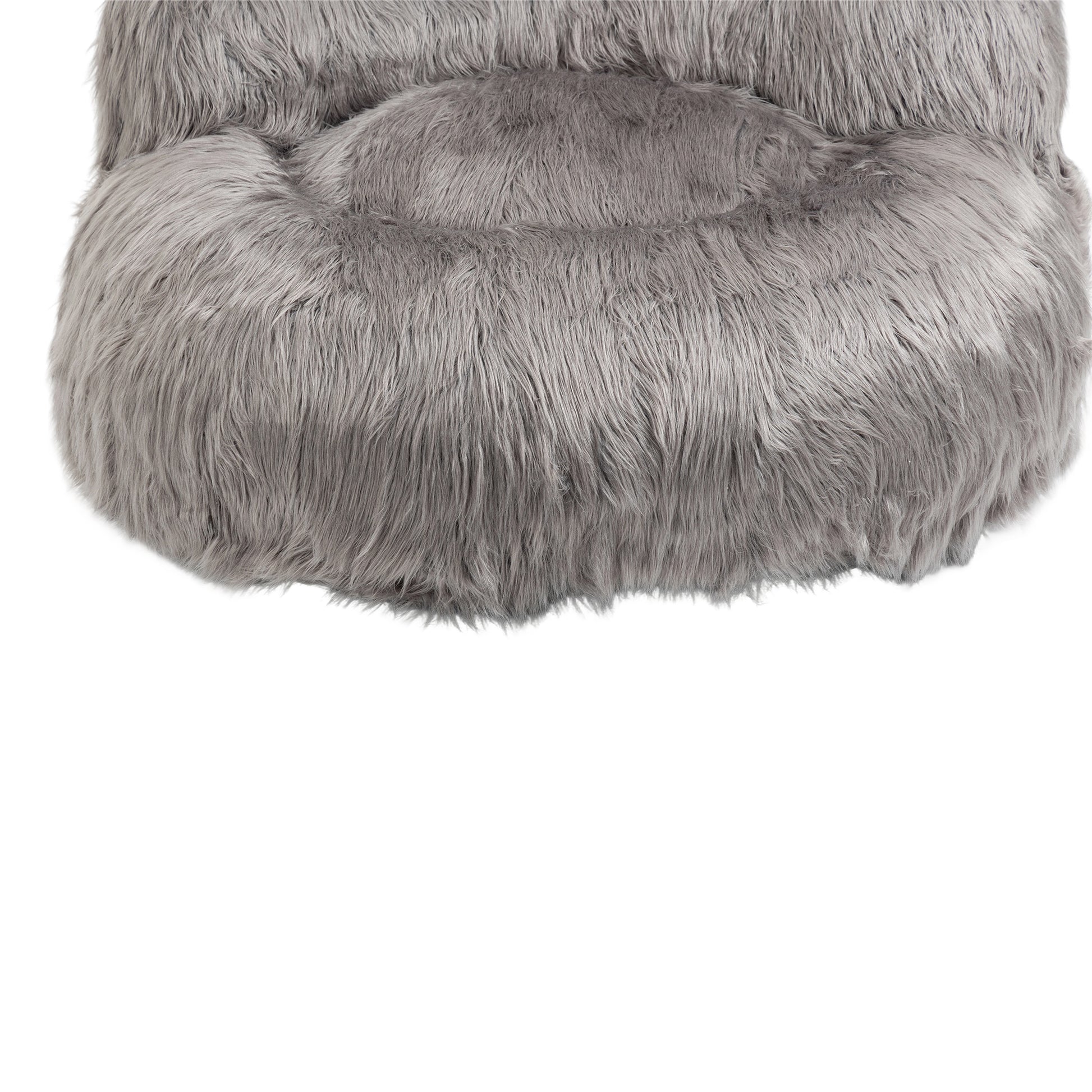 Coolmore Bean Bag Chair, Floor Sofa With Handle,Accent Sofa Chair With Ottoman For Gaming Reading Relaxing Gray Gray Plush