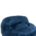 Coolmore Bean Bag Chair, Floor Sofa With Handle,Accent Sofa Chair With Ottoman For Gaming Reading Relaxing Navy Navy Foam Plush