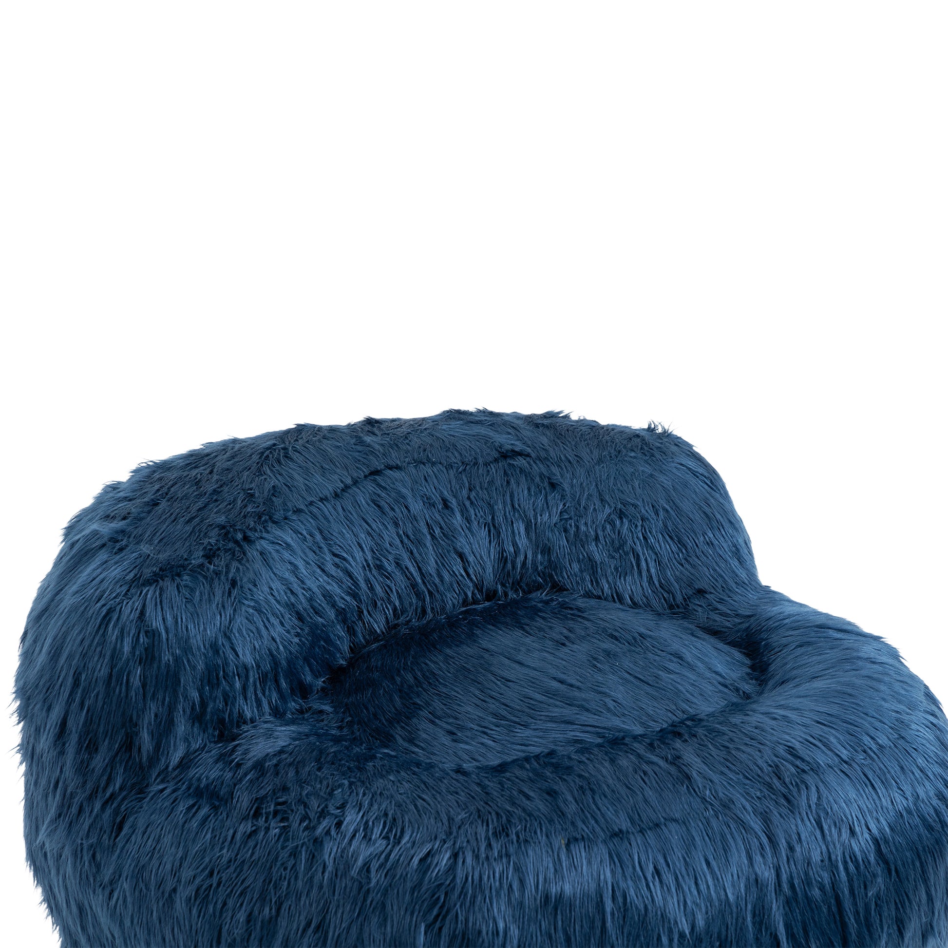 Coolmore Bean Bag Chair, Floor Sofa With Handle,Accent Sofa Chair With Ottoman For Gaming Reading Relaxing Navy Navy Foam Plush