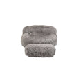 Coolmore Bean Bag Chair, Floor Sofa With Handle,Accent Sofa Chair With Ottoman For Gaming Reading Relaxing Gray Gray Plush
