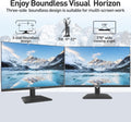 Sansui Monitor 24 Inch Ips Fhd 1080P 75Hz Hdr10 Computer Monitor With Hdmi,Vga,Dp Ports Frameless Eye Care Ergonomic Tilt Speakers Built In Es 24X5A Hdmi Cable Included Black Pvc