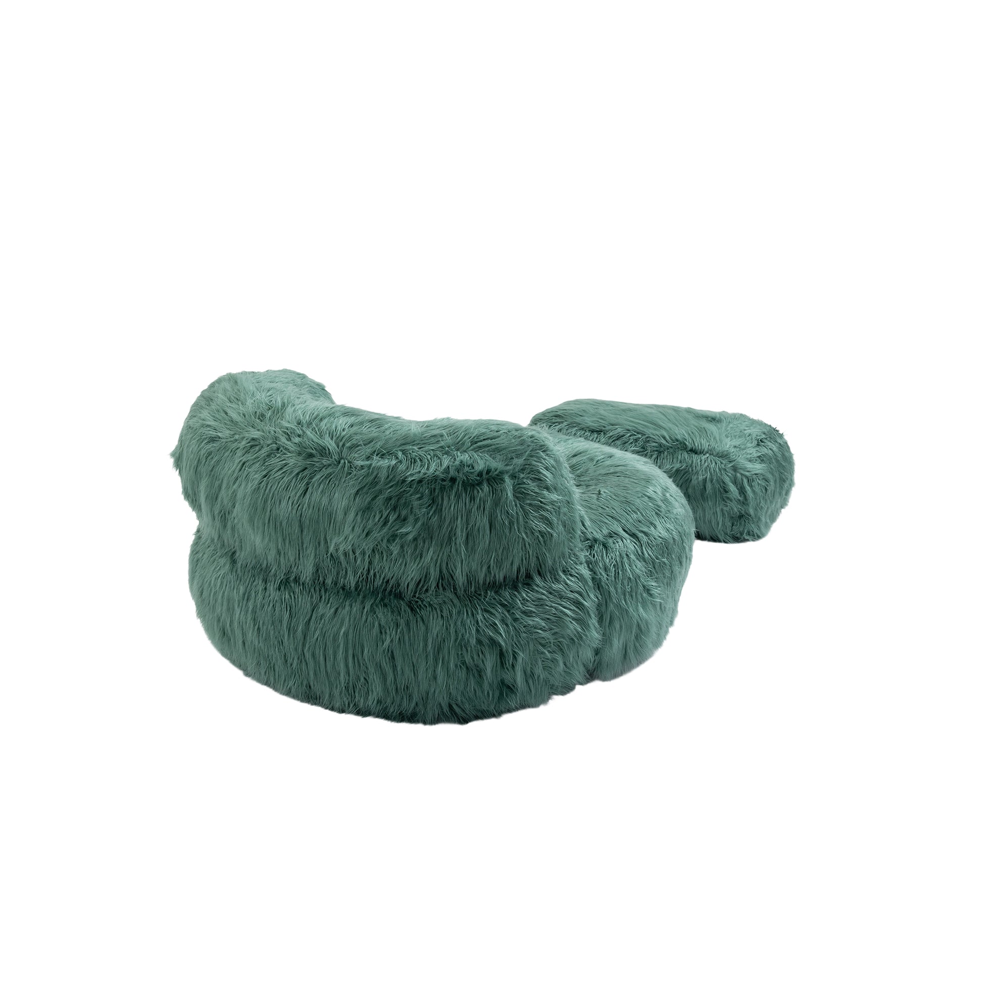 Coolmore Bean Bag Chair, Floor Sofa With Handle,Accent Sofa Chair With Ottoman For Gaming Reading Relaxing Mint Green Mint Green Plush