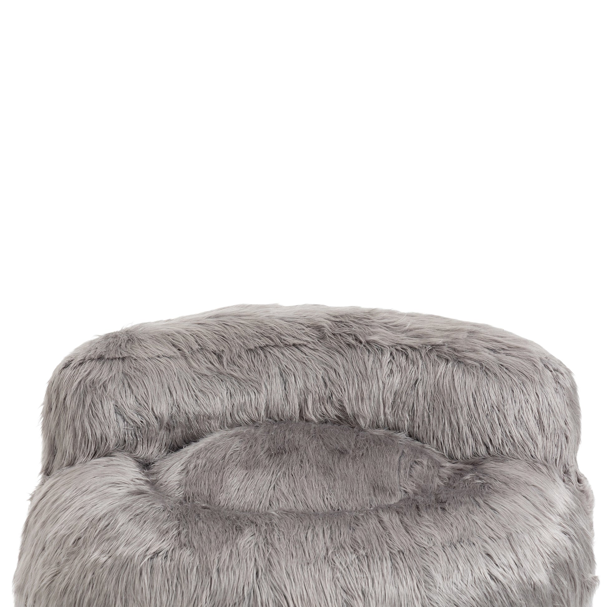 Coolmore Bean Bag Chair, Floor Sofa With Handle,Accent Sofa Chair With Ottoman For Gaming Reading Relaxing Gray Gray Plush