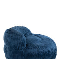 Coolmore Bean Bag Chair, Floor Sofa With Handle,Accent Sofa Chair With Ottoman For Gaming Reading Relaxing Navy Navy Foam Plush