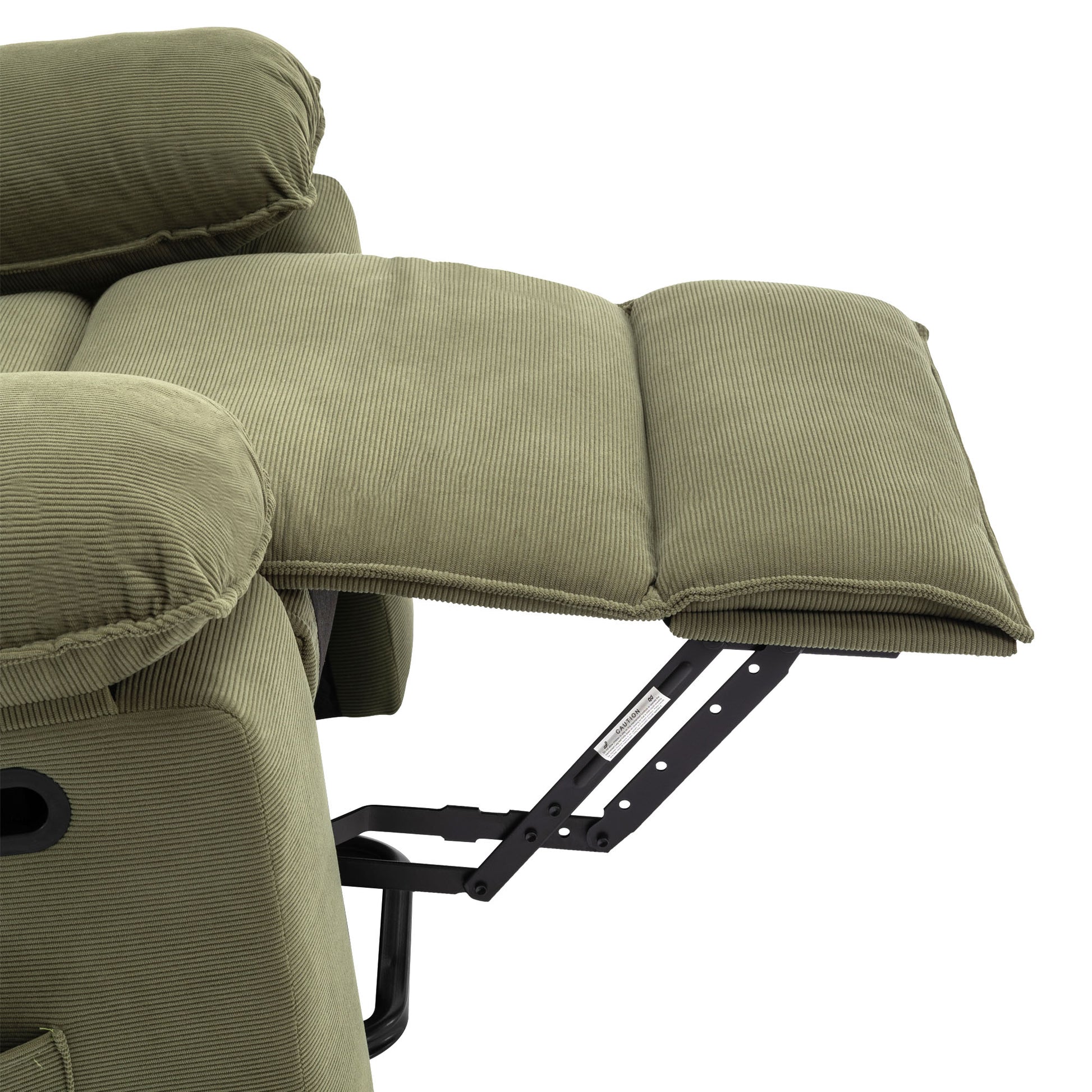 Massage Recliner,Power Lift Chair For Elderly With Adjustable Massage And Heating Function,Recliner Chair With Infinite Position And Side Pocket For Living Room ,Green Green Foam Corduroy