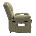 Massage Recliner,Power Lift Chair For Elderly With Adjustable Massage And Heating Function,Recliner Chair With Infinite Position And Side Pocket For Living Room ,Green Green Foam Corduroy