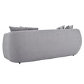 Upholstered Sofa Set,Modern Arm Chair For Living Room And Bedroom,With 5 Pillows Grey Polyester