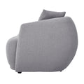 Upholstered Sofa,Modern Arm Chair For Living Room And Bedroom,With 4 Pillows Grey Polyester