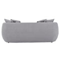 Upholstered Sofa,Modern Arm Chair For Living Room And Bedroom,With 4 Pillows Grey Polyester