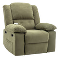 Massage Recliner,Power Lift Chair For Elderly With Adjustable Massage And Heating Function,Recliner Chair With Infinite Position And Side Pocket For Living Room ,Green Green Foam Corduroy