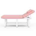 80 Inches Wide High Quality Furniture Beauty Salon Beauty Bed Modern Segmented Structure Massage Bed Pikn Quality Leather Pink Pu Leather