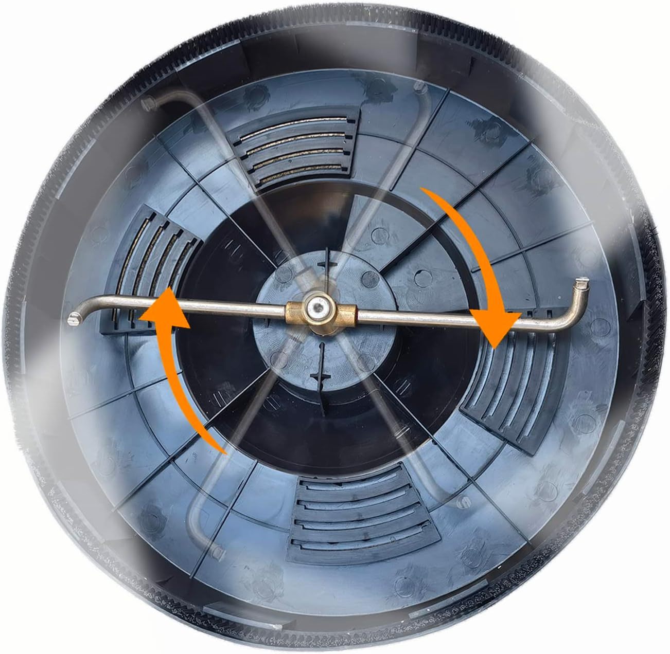 15Inch Pressure Washer Surface Cleaner Maximum Working Pressure Of 4,000 Psi Black Traditional Abs Steel Q235