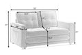 3 Fold Sofa,Convertible Futon Couch Sleeper Sofabed,Space Saving Seat,Pull Out Couch Bed For Living Room,Dark Gray & Light Gray & Beige,Velvet Linen Fabric Beige Velvet Wood Primary Living Space Medium Soft Loose Back Modern Square Arms Velvet 2 Seat