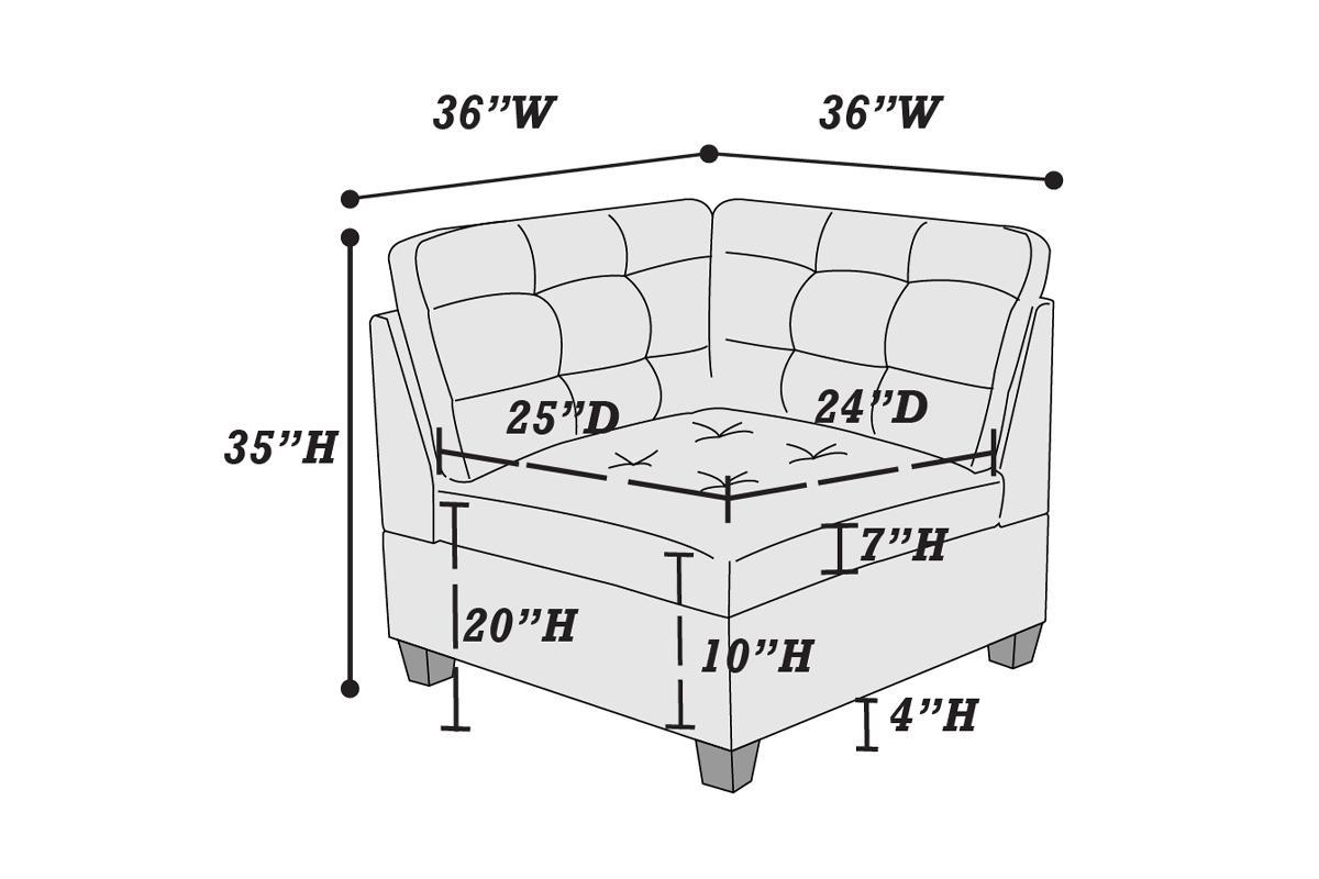 Living Room Furniture Antique Grey Modular Sectional 6Pc Set Tufted Couch 3X Corner Wedge 2X Armless Chairs And 1X Ottoman Antique Gray Wood Primary Living Space Tufted Back Contemporary,Modern,Transitional Modular Faux Leather 6 Seat