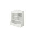 Children'S Multi Functional 7 Shelf Bookcase, Storage Display, Rack, Organizer, White,14.37