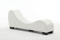 Factory Direct Yoga Chaise Lounge Collection For Stretching & Relaxation Modern Faux Leather Curved Sofa, Modern Faux Leather Curved Sofa, Living Room Bedroom Accent White Primary Living Space American Design,Luxury Plywood Pvc