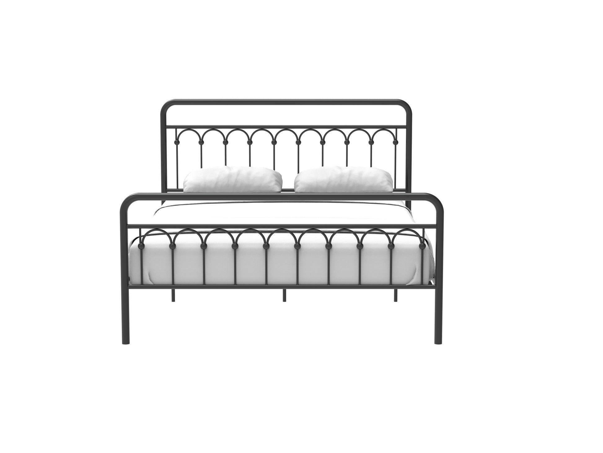 Tara Metal Bed Queen, Black Box Spring Not Required Queen Black Metal Bedroom Bed Frame Metal Metal