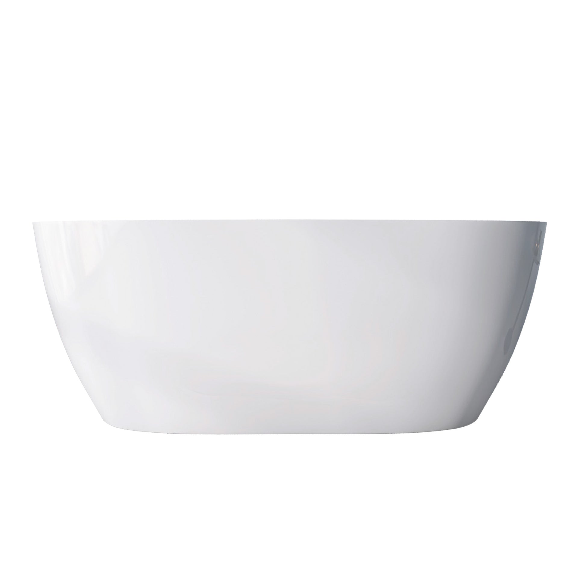 51" Acrylic Free Standing Tub Classic Oval Shape Soaking Tub Adjustable Freestanding Bathtub With Integrated Slotted Overflow And Chrome Pop Up Drain Anti Clogging Gloss White Gloss White Oval Bathroom Freestanding Tubs Polished Less Than 59 In Modern