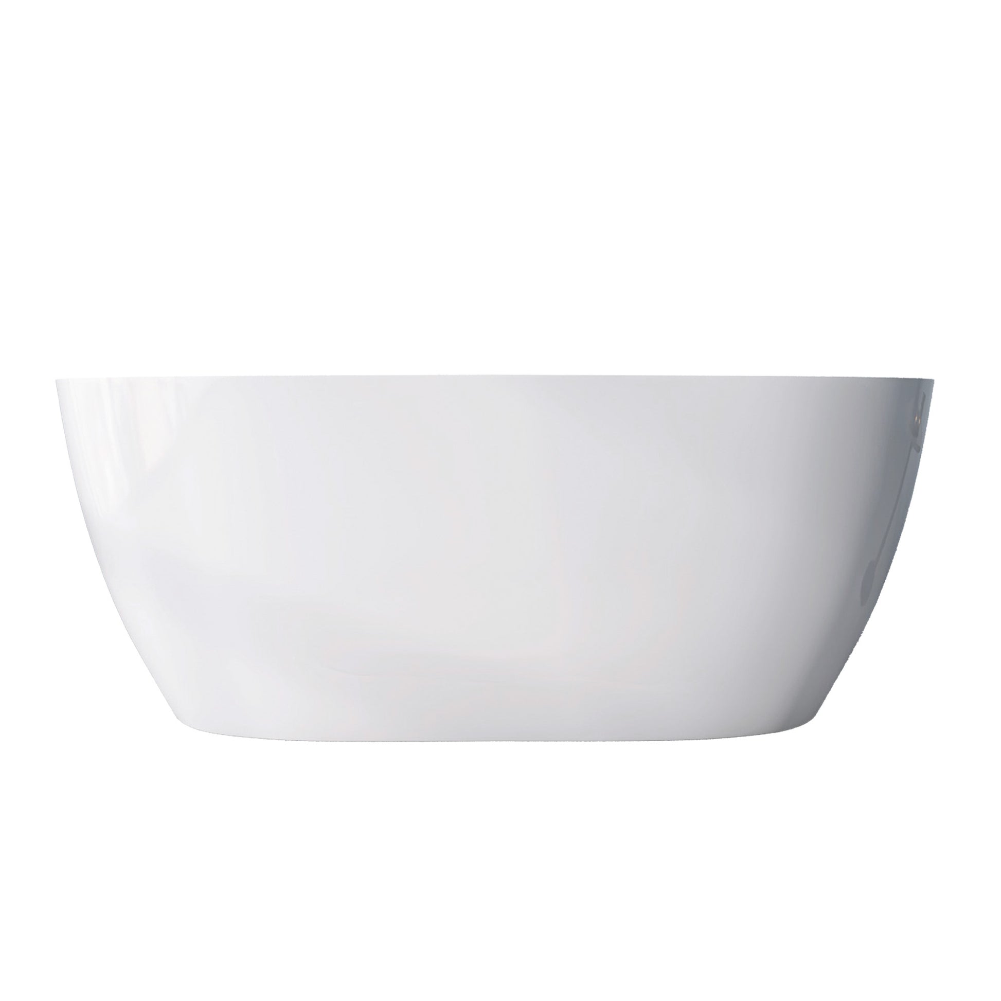 55" Acrylic Free Standing Tub Modern Oval Shape Soaking Tub Adjustable Freestanding Bathtub With Integrated Slotted Overflow And Chrome Pop Up Drain Anti Clogging Gloss White Gloss White Oval Bathroom Freestanding Tubs Polished Less Than 59 In Modern