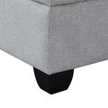 087Aae 5 Seat Sofa Grey Linen 1 Seat