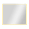 42 X 36 Led Mirror For Bathroom, Led Vanity Mirror, Adjustable 3 Color, Dimmable Vanity Mirror With Lights, Anti Fog, Touch Control Wall Mounted Bathroom Mirror,Vertical Natural Modern Glass