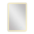 24 X 36 Led Mirror For Bathroom, Led Vanity Mirror, Adjustable 3 Color, Dimmable Vanity Mirror With Lights, Anti Fog, Touch Control Wall Mounted Bathroom Mirror,Vertical Natural Modern Glass