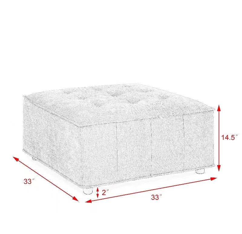 L Shape Modular Sectional Sofa, Diy Combination, Chenille Grey Chenille Wood Tight Back Eucalyptus Square Arms Foam Chenille 4 Seat