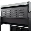 Propane Grill 4 Burner Barbecue Grill Stainless Steel Gas Grill With Side Burner, 46,500 Btu Outdoor Cooking, Patio, Garden Barbecue Grill, Black And Silver Silver Stainless Steel