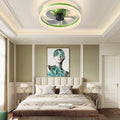 Ceiling Fans With Lights Dimmable Led Embedded Installation Of Thin Modern Ceiling Fans Green Green Modern Abs