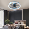 Ceiling Fans With Lights Dimmable Led Embedded Installation Of Thin Modern Ceiling Fans Blue Blue Modern Abs