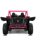 24V7A 200W*2 Super Powerfour Wheel Shock Absorber With High And Low Speed Usb Bluetooth Music Kids Ride On Carelectric Car For Children Pink 200 Lbs & Over 13 Years And Up Iron Plastic Outdoor