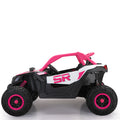 24V7A 200W*2 Super Powerfour Wheel Shock Absorber With High And Low Speed Usb Bluetooth Music Kids Ride On Carelectric Car For Children Pink 200 Lbs & Over 13 Years And Up Iron Plastic Outdoor