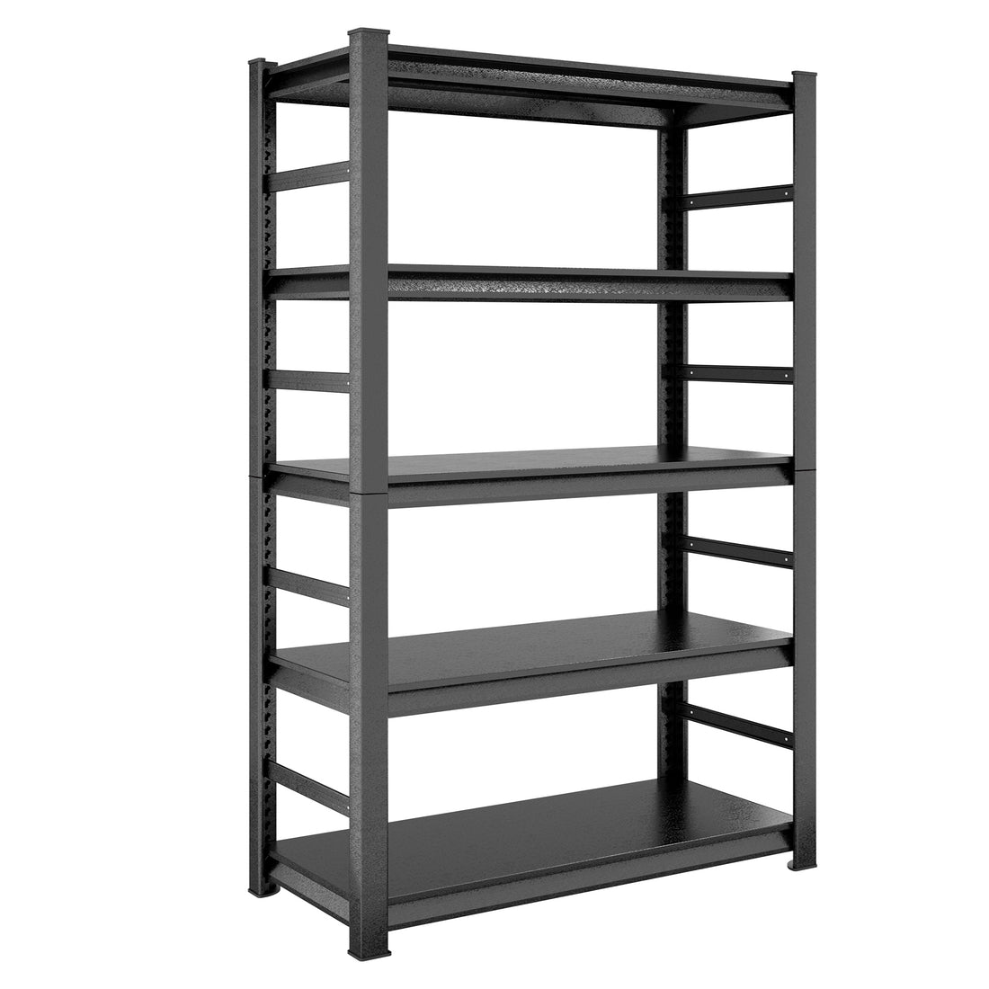 Storage Shelves 5 Tier Heavy Duty Metal Shelving Unit Adjustable Shelving Units And Storage Rack Kitchen Garage Shelf H72 * W47.2 * D23.6 5 Dark Gray Standard Vertical Kitchen Open Back Metal