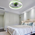 Ceiling Fans With Lights Dimmable Led Embedded Installation Of Thin Modern Ceiling Fans Green Green Modern Abs