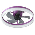 Ceiling Fans With Lights Dimmable Led Embedded Installation Of Thin Modern Ceiling Fans Purple Purple Modern Abs
