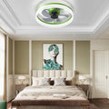 Ceiling Fans With Lights Dimmable Led Embedded Installation Of Thin Modern Ceiling Fans Green Green Modern Abs
