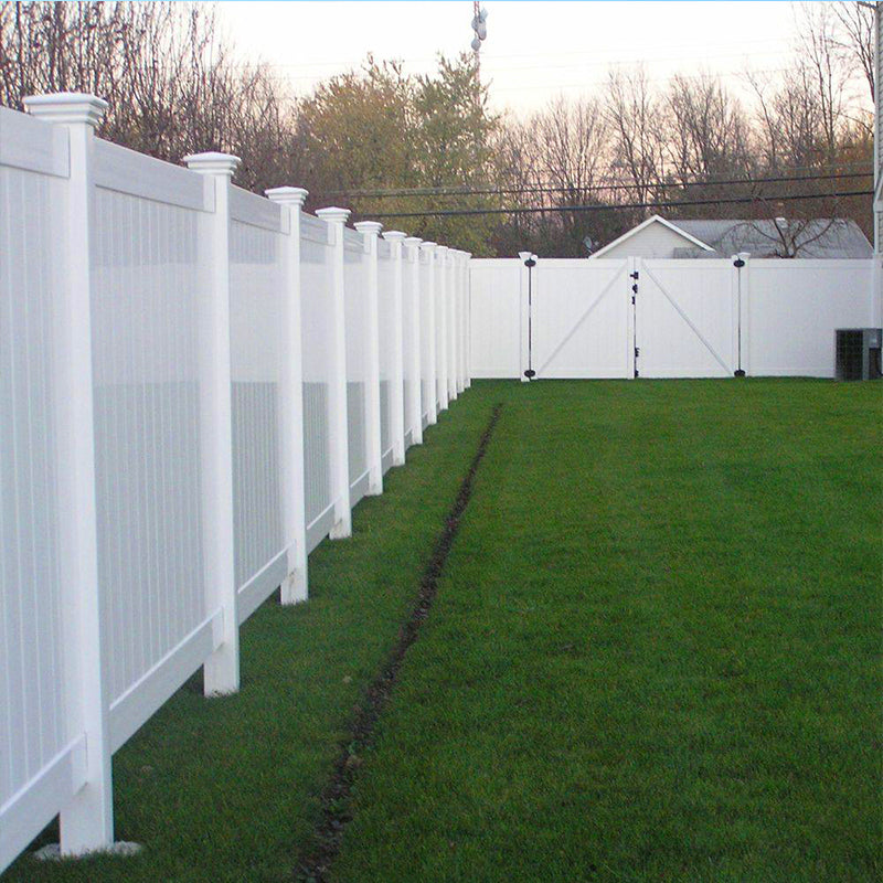 2 Pcs X Privacy Fence Panels6Ft.H X 6Ft.W White Vinyl Fence Set Of 2 Pcs White Vinyl