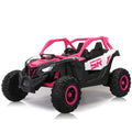 24V7A 200W*2 Super Powerfour Wheel Shock Absorber With High And Low Speed Usb Bluetooth Music Kids Ride On Carelectric Car For Children Pink 200 Lbs & Over 13 Years And Up Iron Plastic Outdoor