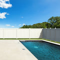 2 Pcs X Privacy Fence Panels6Ft.H X 6Ft.W White Vinyl Fence Set Of 2 Pcs White Vinyl