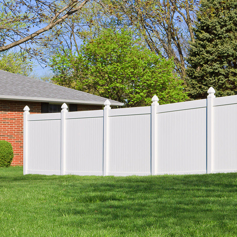 2 Pcs X Privacy Fence Panels6Ft.H X 6Ft.W White Vinyl Fence Set Of 2 Pcs White Vinyl