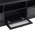 Sleek & Modern Design Tv Stand With Acrylic Board Door, Chic Elegant Media Console For Tvs Up To 65