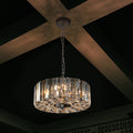 Modern Crystal Chandelier For Living Room Round Cristal Lamp Luxury Home Decor Light Fixture Transparent Modern Crystal