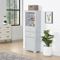 Bathroom Cabinets, Storage Cabinets, Cupboards, Storage Cabinets With Doors, Display Cabinets With Open Shelves, Freestanding Living Room Floor Cabinets, Home Office Gray Mdf