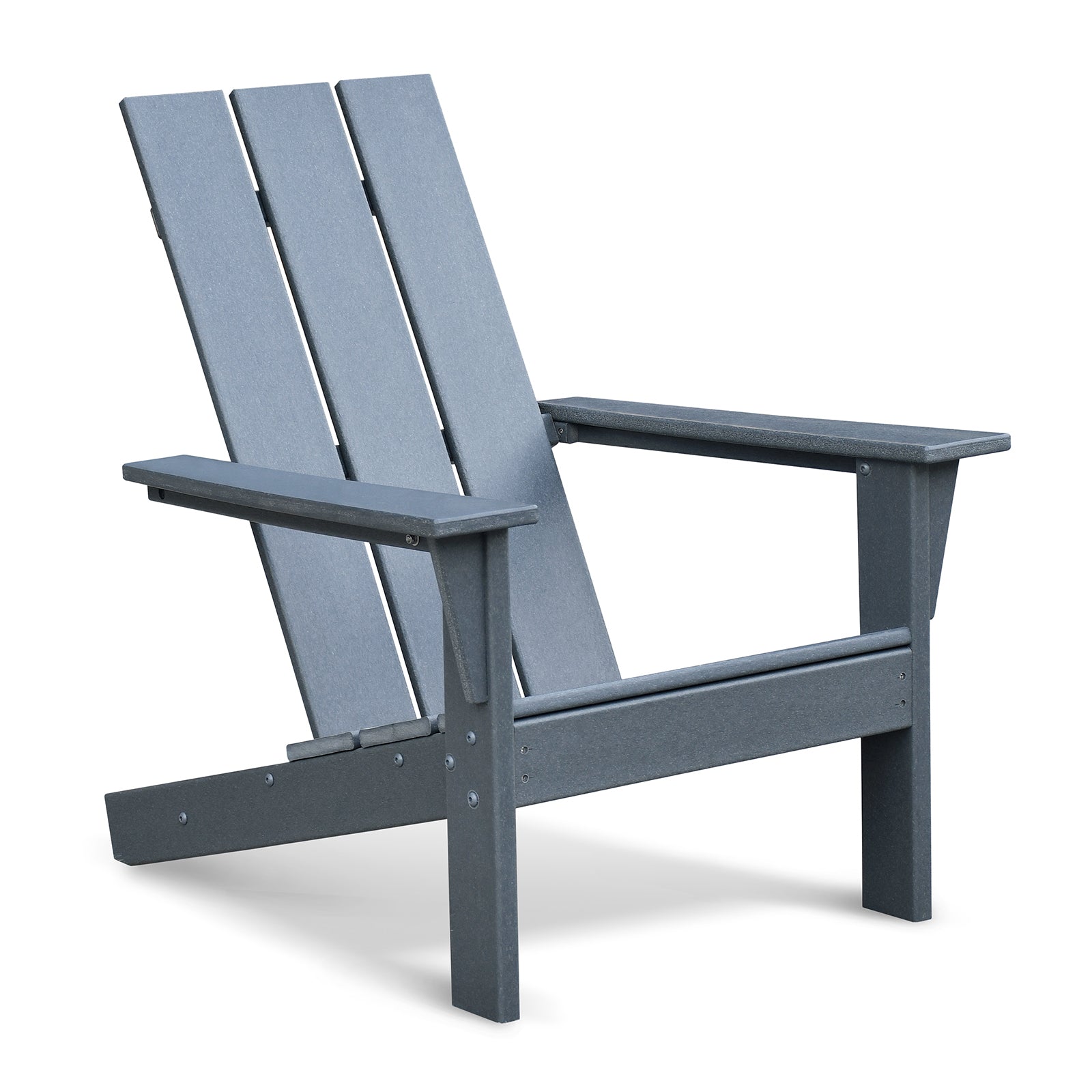 Outdoor Adirondack Chair For Relaxing, Hdpe All Weather Fire Pit Chair, Patio Lawn Chair For Outside Deck Garden Backyardf Balcony, Grey Dark Grey Uv Resistant Frame Garden & Outdoor Beach,Modern Complete Patio Sets Hdpe