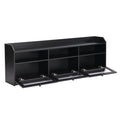 Sleek & Modern Design Tv Stand With Acrylic Board Door, Chic Elegant Media Console For Tvs Up To 65