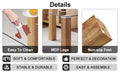 Table And Chair Set, 1 Table And 4 Chairs. A Modern And Minimalist Rectangular Dining Table. Glass Desktop And Wood Colar Mdf Table Legs. Paired With Brown Chairs X05 C 1162 Natural Wood Wash Mdf Glass