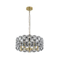 Modern Crystal Chandelier For Living Room Round Cristal Lamp Luxury Home Decor Light Fixture Transparent Modern Crystal