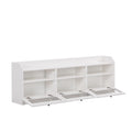 Sleek & Modern Design Tv Stand With Acrylic Board Door, Chic Elegant Media Console For Tvs Up To 65